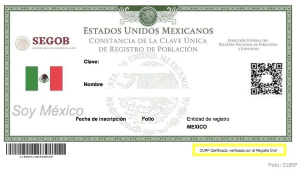 Cómo saber si hay un problema con mi CURP