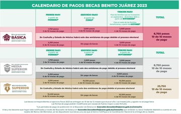 ¿Cuándo dan las becas 2024?