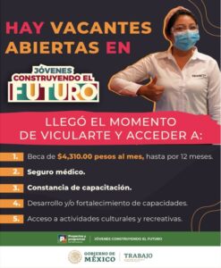 ¿Cuándo termina la beca de Jóvenes Construyendo el Futuro?