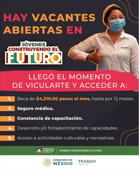 ¿Cuándo termina la beca de Jóvenes Construyendo el Futuro?