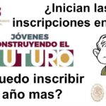 ¿Cuántas veces te puedes inscribir a Jóvenes Construyendo el Futuro?
