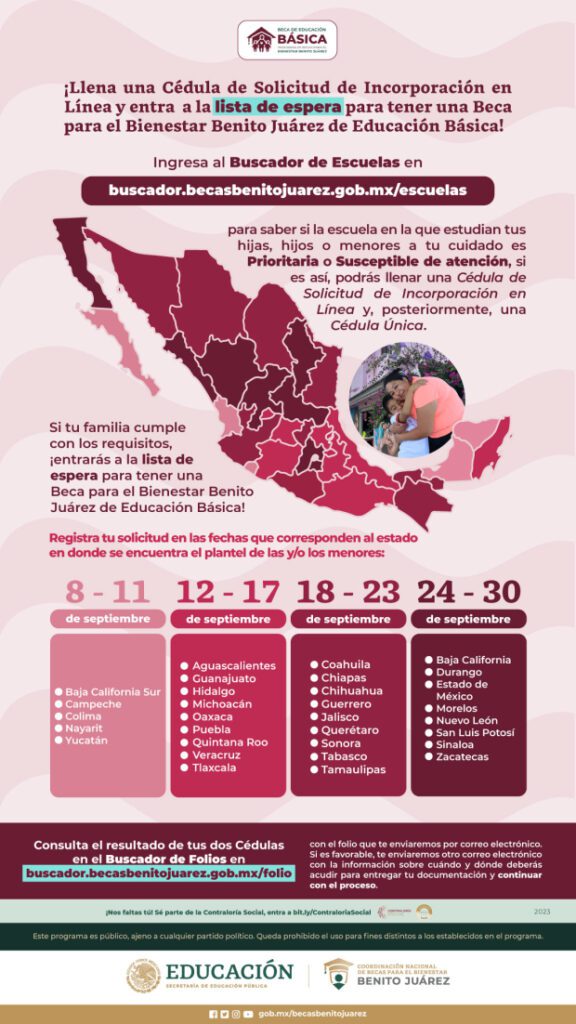 ¿Cuánto tarda en dar los resultados de la beca Benito Juárez?
