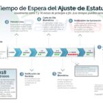 ¿Cuánto tiempo tarda el proceso de ajuste de estatus?