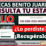¿Dónde se encuentra el folio de la beca Benito Juárez?