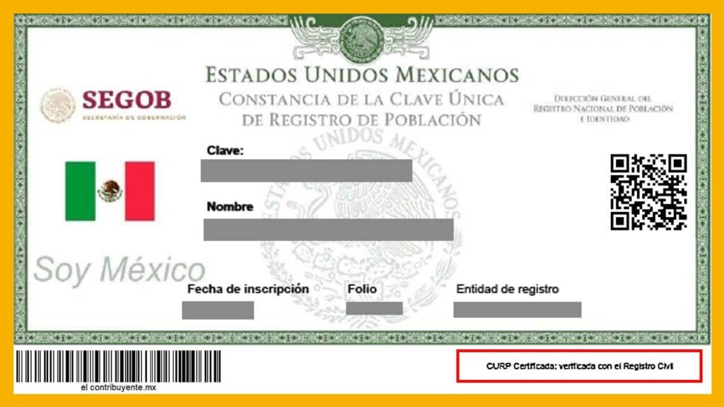 ¿Qué hago si mi CURP dice que no existe?
