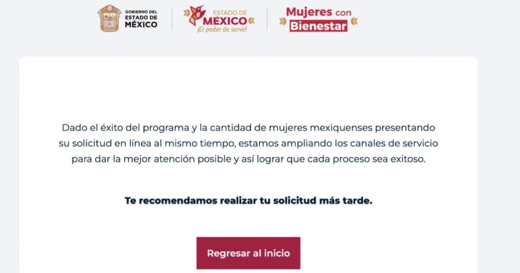 ¿Qué pasa si no me llega el mensaje de Mujeres con Bienestar?