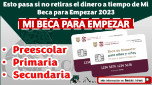 ¿Qué pasa si no retiro el dinero de mi beca 2024?