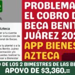 ¿Qué pasa si no saco el dinero de la beca Benito Juárez?