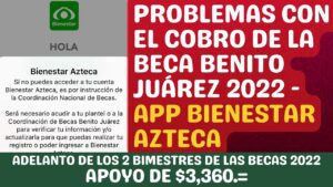 ¿Qué pasa si no saco el dinero de la beca Benito Juárez?