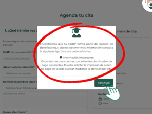 ¿Qué significa La CURP no se encuentra en el padrón de beneficiarios?